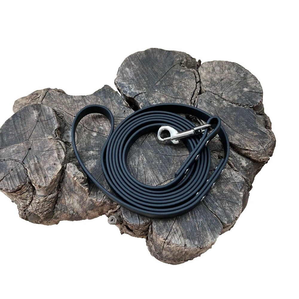 5' 8" Biothane Dog Leash - 1/2" width - waterproof, stink proof USA Made